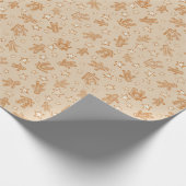 Kerstabrood en koekjes cadeaupapier (Hoek)