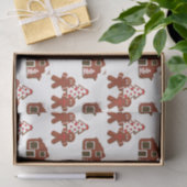 Kerstabrood Koekkerhuis Mensen Tissuepapier (Geschenk)