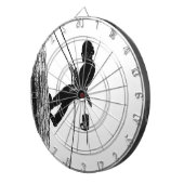 Kerstacadecadeau voor chirurg Arborist Dartbord (Voorkant Rechts)