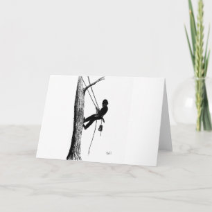 Kerstacadecadeau voor chirurg Arborist Feestdagen Kaart