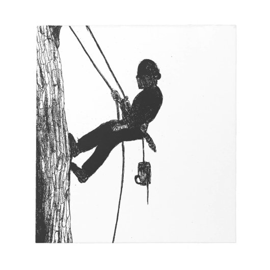 Kerstacadecadeau voor chirurg Arborist Notitieblok (Voorkant)