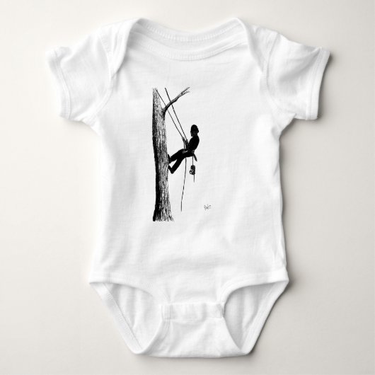 Kerstacadecadeau voor chirurg Arborist Romper (Voorkant)