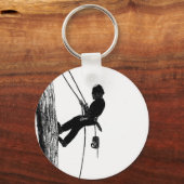 Kerstacadecadeau voor chirurg Arborist Sleutelhanger (Voorkant)