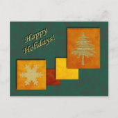 Kerstaccenten  Briefkaart (Voorkant)