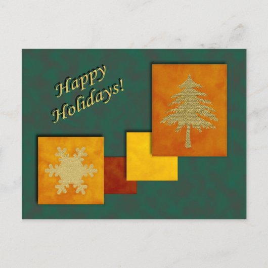 Kerstaccenten Briefkaart (Voorkant)