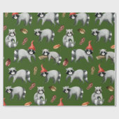 kerstaccoons | Groenboek inzake groene onmiddellij Cadeaupapier (Vlak)