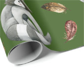 kerstaccoons | Groenboek inzake groene onmiddellij Cadeaupapier (Rol Hoek)