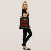 kerstaccountant tote bag (Op model)
