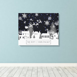 Kerstachcanvas afdrukken