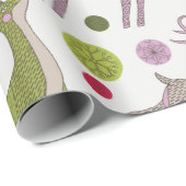 Kerstachtergrond Cadeaupapier (Rol Hoek)