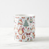 Kerstachtergrond Koffiemok (Center)