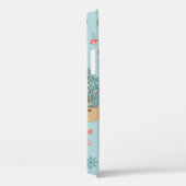Kerstachtergrond, naadloos inpakken van papier Case-Mate iPhone case (Achterkant / Rechts)