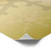 Kerstachtergrond Poster (Hoek)