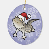 Kerstachtige draak / Rankins Dragon Keramisch Ornament (Links)