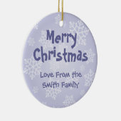 Kerstachtige draak / Rankins Dragon Keramisch Ornament (Rechts)