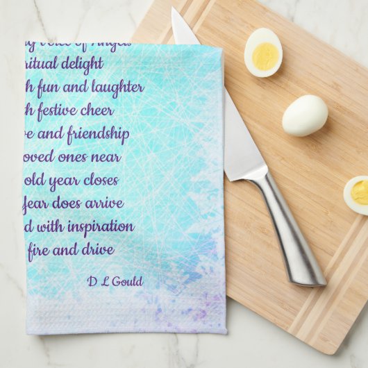 Kerstachtige keukenhanddoeken (Quarter Fold)