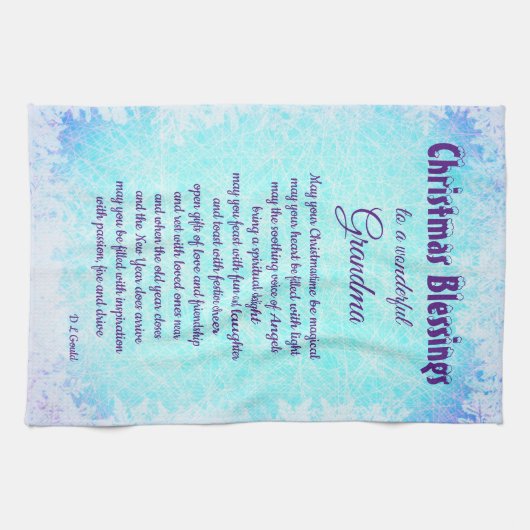 Kerstachtige keukenhanddoeken (Horizontaal)