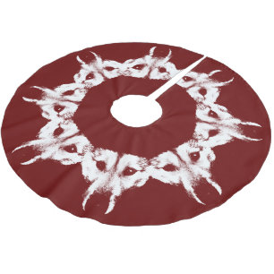 Kerstachtige rok Wolf Pup Tree Skirt Kerstboom Rok