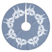 Kerstachtige rok Wolf Pup Tree Skirt Kerstboom Rok (Voorkant)