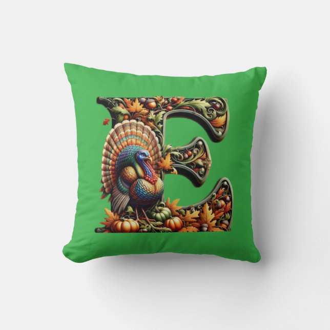 Kerstachtige Thanksgiving-stijl cadeau  Kussen (Voorkant)