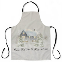 Kerstachtige winterwinterbos met Cabin Winter Snow