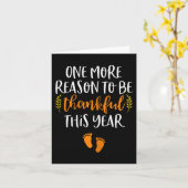 Kerstachtige zwangerschapsaankondiging  Herfst bab Kaart (Gele Bloem)