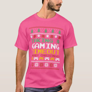Kerstactie een Gamingimeout videogame meisje T-shirt