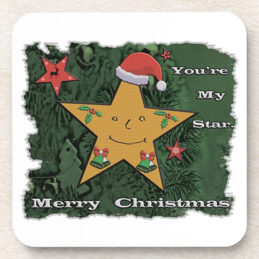 Kerstadebroodster Bier Onderzetter (Voorkant)