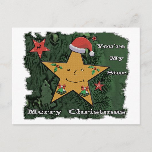 Kerstadebroodster Briefkaart (Voorkant)