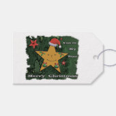 Kerstadebroodster Cadeaulabel (Voorkant (Horizontaal))