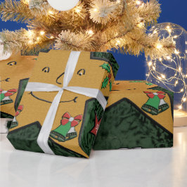 Kerstadebroodster Cadeaupapier