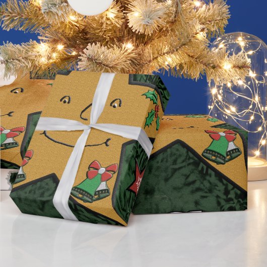 Kerstadebroodster Cadeaupapier (Feestdagen)