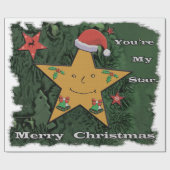 Kerstadebroodster Cadeaupapier (Vlak)