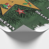 Kerstadebroodster Cadeaupapier (Hoek)