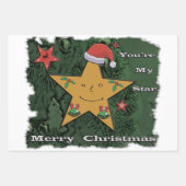 Kerstadebroodster Inpakpapier Vel (Voorkant)