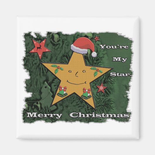 Kerstadebroodster Magneet (Voorkant)