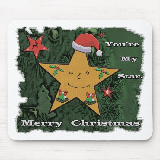 Kerstadebroodster Muismat (Voorkant)