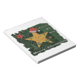 Kerstadebroodster Notitieblok