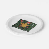 Kerstadebroodster Papieren Bordje (Gekanteld)