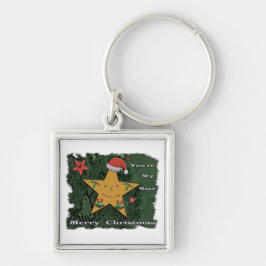 Kerstadebroodster Sleutelhanger