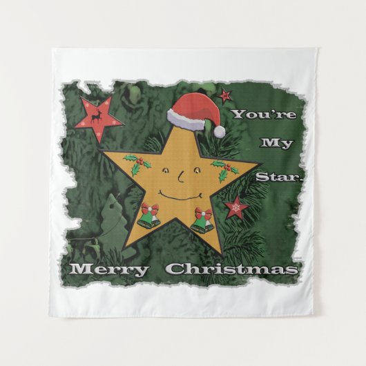 Kerstadebroodster Wandkleed (Voorkant)