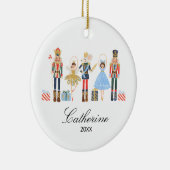 Kerstadecor van de Nutcracker Keramische versierin Keramisch Ornament (Rechts)