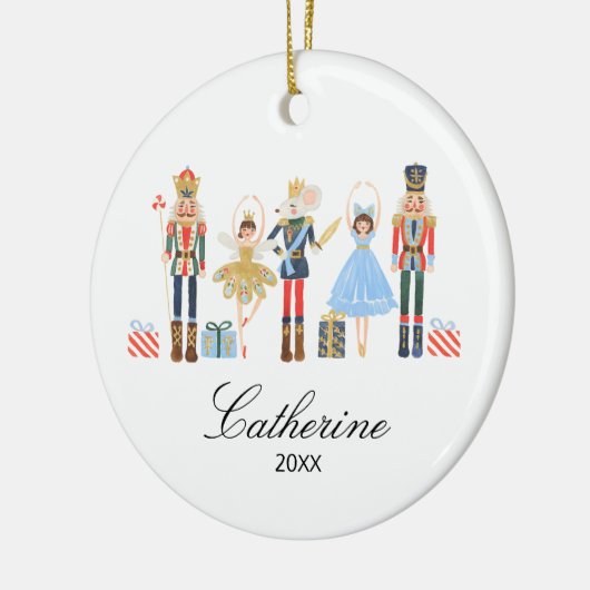 Kerstadecor van de Nutcracker Keramische versierin Keramisch Ornament (Links)