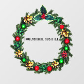 Kerstadedecoraties Raamsticker (Vel)