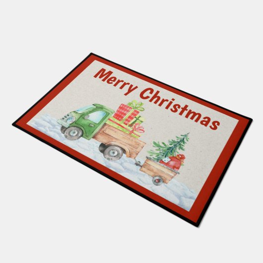 Kerstadedeur voor vrachtwagens deurmat (Schuin)