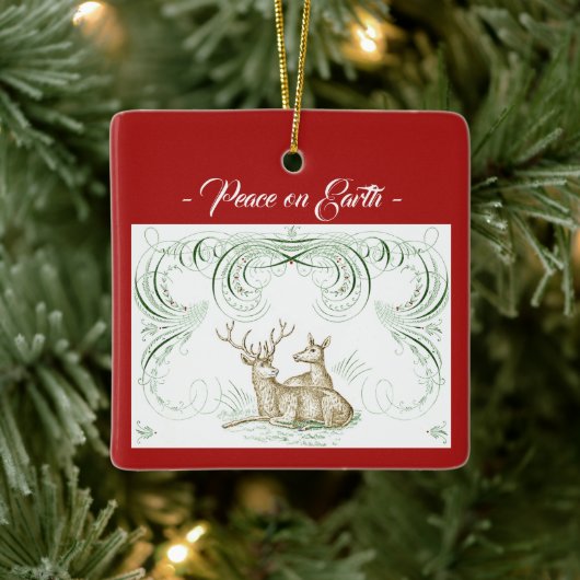 Kerstadekeramisch sieraadbord keramisch ornament (Boom)