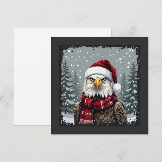 Kerstadelaar Feestdagenkaart (Voorkant / Achterkant)