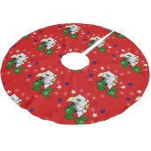 Kerstadelaar Kerstboom Rok (Gekanteld)