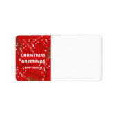 Kerstadres Etiket (Voorkant)