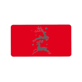 KERSTADRES ETIKETTEN SEIZOENSE GROETEN